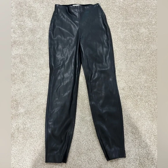 MANGO Faux Leather Pants - Picture 2 of 10